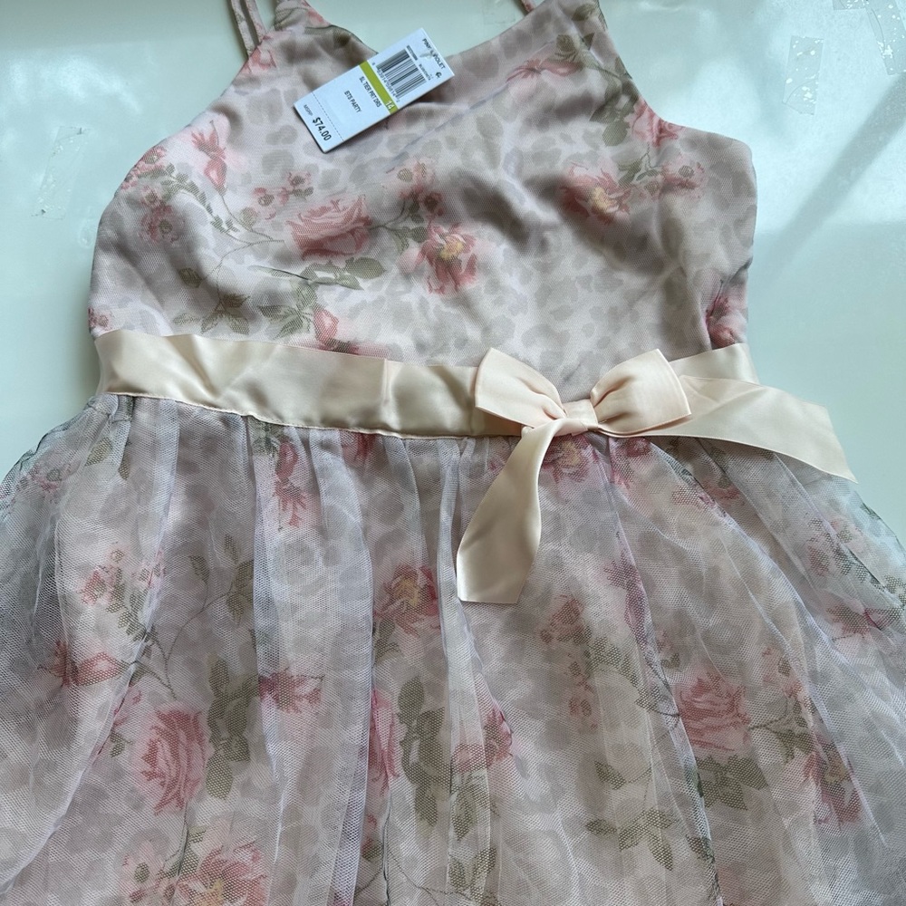 New with tag Pink Violet formal dress, color blush/mix, size 14 - Picture 4 of 6